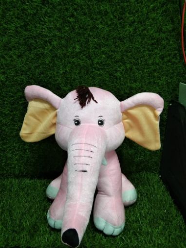 Picture of Soft Lovable Hugable Pink Elephant Soft Animal Toy for Kids Toys Bithday Gift  ELEPHANT SOFT TOYS